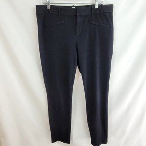 GAP 14T Skinny Ankle Stretch Jeans 36" x 30 1/2" Black High Rise 12 1/2" Ankle